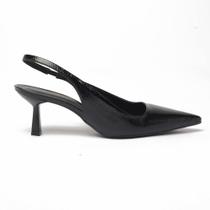 Scarpin Sapato Da Corte Slingback salto Médio Triangle Scarpin Sapato Da Corte Slingback salto Médio Triangle