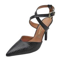 Scarpin Sapato Feminino Salto Alto Fino Croco Social Vizzano Scarpin Sapato Feminino Salto Alto Fino Croco Social Vizzano