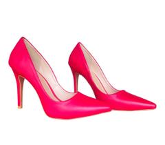 Scarpin sapato feminino salto fino alto vermelho Cherry outono inverno - Taty Morena calçados