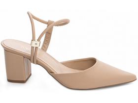 Scarpin Sapato Salto Médio Baixo Grosso Bico Fino Ajuste Feminino 6cm EMILY ONLINE Scarpin Sapato Salto Médio Baixo Grosso Bico Fino Ajuste Feminino 6cm EMILY ONLINE