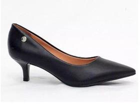 Scarpin sapato scarpan vizzano feminino adulto napa preto - atemporal - 1122