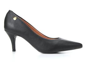 Scarpin sapato scarpan vizzano feminino adulto napa preto - atemporal