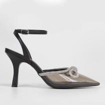 Scarpin Shoestock Vinil Com Brilho