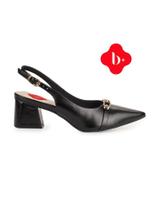 Scarpin Slingback Bebecê Salto Bloco B+