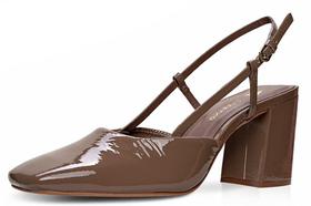 Scarpin Slingback Carrano Square Verniz 768002