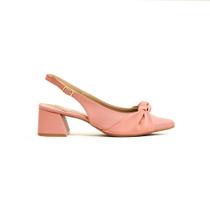 Scarpin Slingback com Salto Blocado