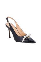 Scarpin Slingback em Couro e Laço - Luiza Barcelos Scarpin Slingback em Couro e Laço - Luiza Barcelos
