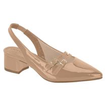 Scarpin Slingback Feminino Beira Rio Salto Bloco Conforto 4182.224.13488