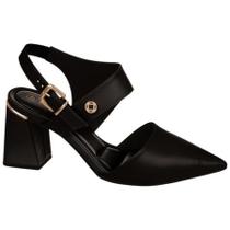 Scarpin Slingback Feminino De Salto Bloco Bebecê T7012-022