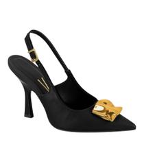 Scarpin Slingback Feminino Salto Médio Fino Vizzano 1464.302