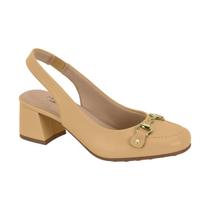 Scarpin SlingBack Modare UltraConforto Salto Baixo Bloco