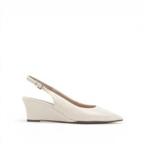 Scarpin Slingback Salto Anabela Scarpin Slingback Salto Anabela