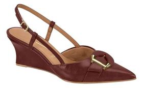 Scarpin Slingback Salto Anabela Vizzano Scarpin Slingback Salto Anabela Vizzano