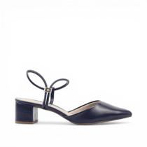 Scarpin Slingback Salto Bloco