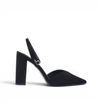Scarpin Slingback Salto Bloco Scarpin Slingback Salto Bloco