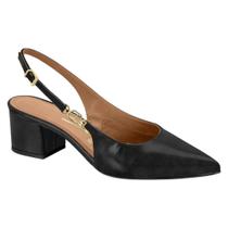 Scarpin Slingback Salto Bloco Vizzano 1220385