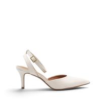 Scarpin Slingback Salto Fino Couro Scarpin Slingback Salto Fino Couro