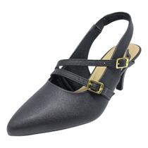 Scarpin Slingback Ultra Conforto Salto Fino Médio Modare