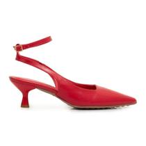Scarpin Slingback Vermelho em Verniz Constance Original
