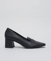 Scarpin Soft Bico Quadrado - Preto