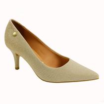 Scarpin Tela Shine Paris Gliter Salto Médio Vizzano 1185702 Scarpin Tela Shine Paris Gliter Salto Médio Vizzano 1185702
