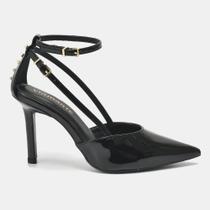 Scarpin Via Marte Verniz 044-010-01 - Preto Scarpin Via Marte Verniz 044-010-01 - Preto