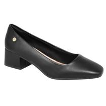 Scarpin Via Uno Sapato Feminino Salto Baixo Grosso 904009