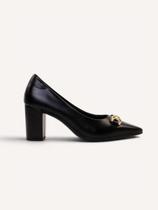 Scarpin Vienna Salto Bloco Preto Scarpin Vienna Salto Bloco Preto