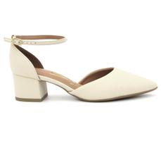 Scarpin Vizzano 1220.317 Sapato Salto Grosso Bico Fino Calcanhar Fechado Feminino