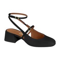 Scarpin Vizzano 1426.101 Sapato Salto Medio Slingback Feminino