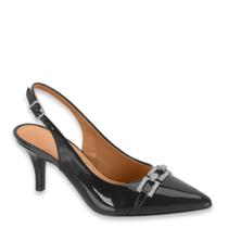 Scarpin Vizzano Feminino Salto Alto Brilho Strass 1185.1131