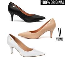 Scarpin Vizzano Feminino Salto BAIXO 4cm Fino Macio Original Scarpin Vizzano Feminino Salto BAIXO 4cm Fino Macio Original
