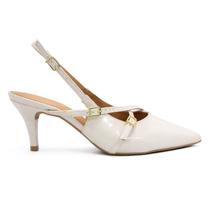 Scarpin Vizzano Feminino Slingback Tiras Salto Fino 1185.1124