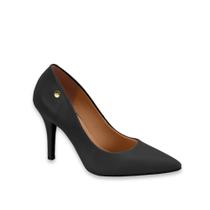 Scarpin Vizzano Nude/Preto/Vinho/Azul Jeans Sapato Social de Bico Fino Feminino Original