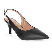 Scarpin Vizzano Pelica Slingback Preto - Feminino Scarpin Vizzano Pelica Slingback Preto - Feminino