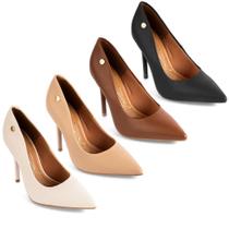 Scarpin Vizzano Salto Alto Bico Fino Elegante 1421-100
