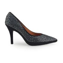 Scarpin Vizzano Salto Fino Strass 11841153 - Feminino