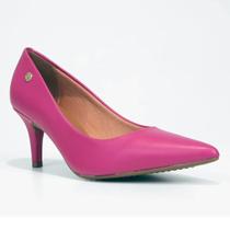 Scarpin Vizzano Salto Médio Bico Fino Feminino - Magenta