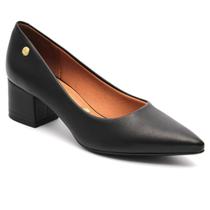 Scarpin Vizzano Salto Médio Bloco Sapato Confortável