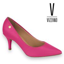 Scarpin Vizzano Salto Médio Fino Pelica Sandalia Sapato Casual