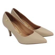 Scarpin Vizzano Salto Médio Palha Scarpin Vizzano Salto Médio Palha