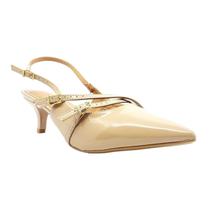 Scarpin vizzano slingback salto médio feminino - 1185.1124