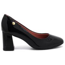 Scarpin Vizzano Verniz Salto Bloco Feminino 1446100