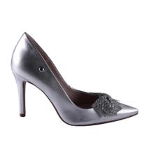 Scarpin Zariff Feminino Laço T9430-230 Prata