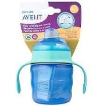 Scf551/05 copo easy sip com alca 200ml bico de silicone azul