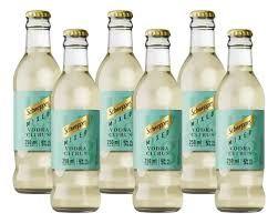 schewenppes mixed vidro vodka e citrus 250 ml com 6 unidades