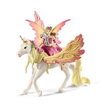 Schleich bayala Unicorn Toys for Girls and Boys Fairy Feya Doll com Pegasus Unicorn, Idades 5+