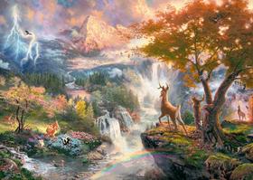 Schmidt Spiele CGS_59486 Thomas Kinkade: Disney - Quebra-cabeça Bambi, Multicolorido Schmidt Spiele CGS_59486 Thomas Kinkade: Disney - Quebra-cabeça Bambi, Multicolorido