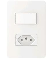 Schneider orion 1 interruptor paralelo + 1 tomada 10a branco s71324104 Schneider orion 1 interruptor paralelo + 1 tomada 10a branco s71324104