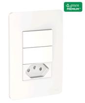 Schneider orion 2 interruptores simples +1 tomada 10a branco s71333104